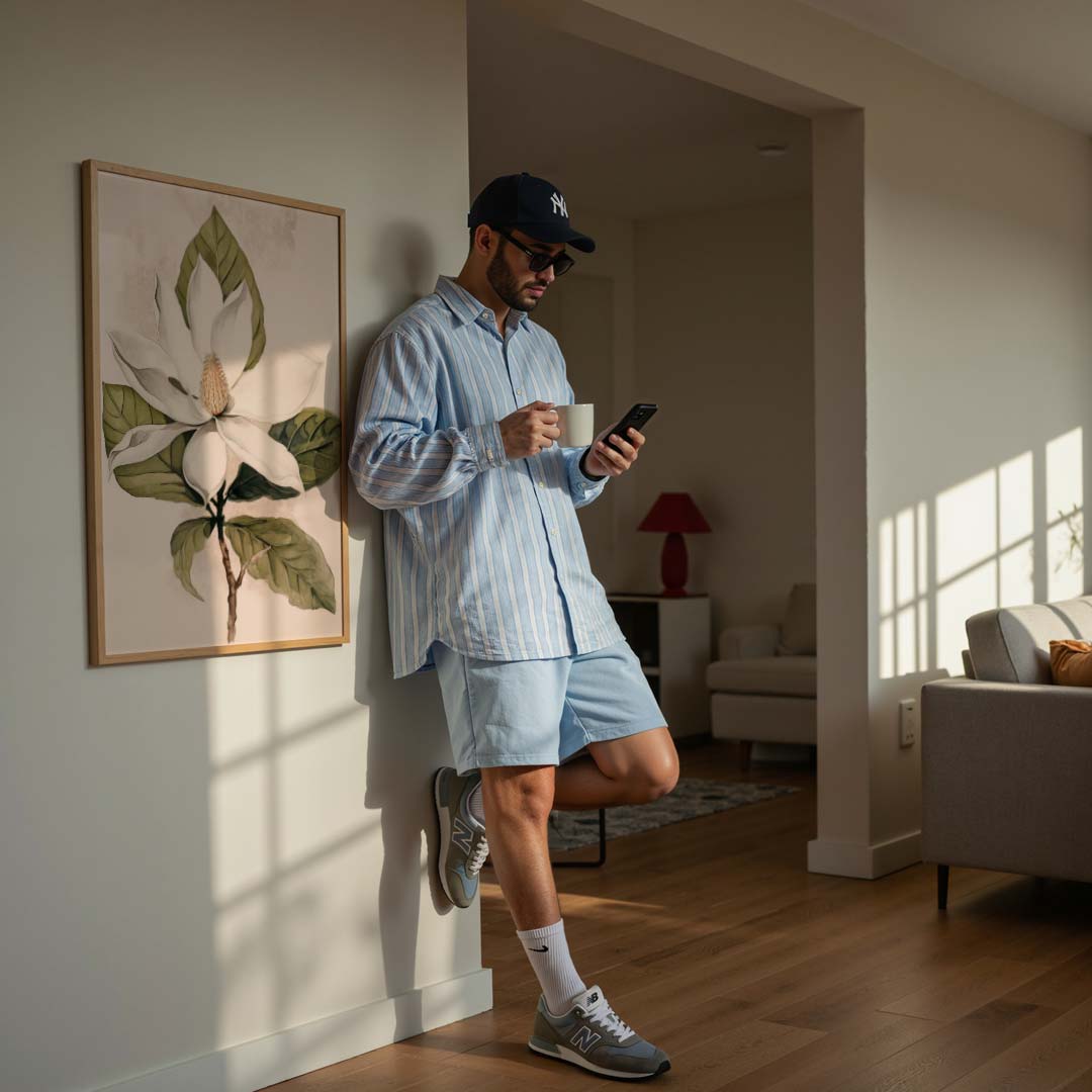 Elegante Magnolia Bloemposter-WallArtistic