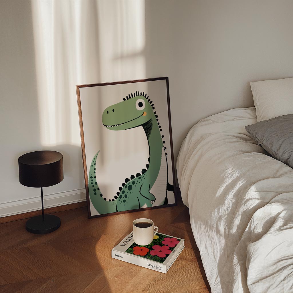 Schattige Dino Vriend Poster