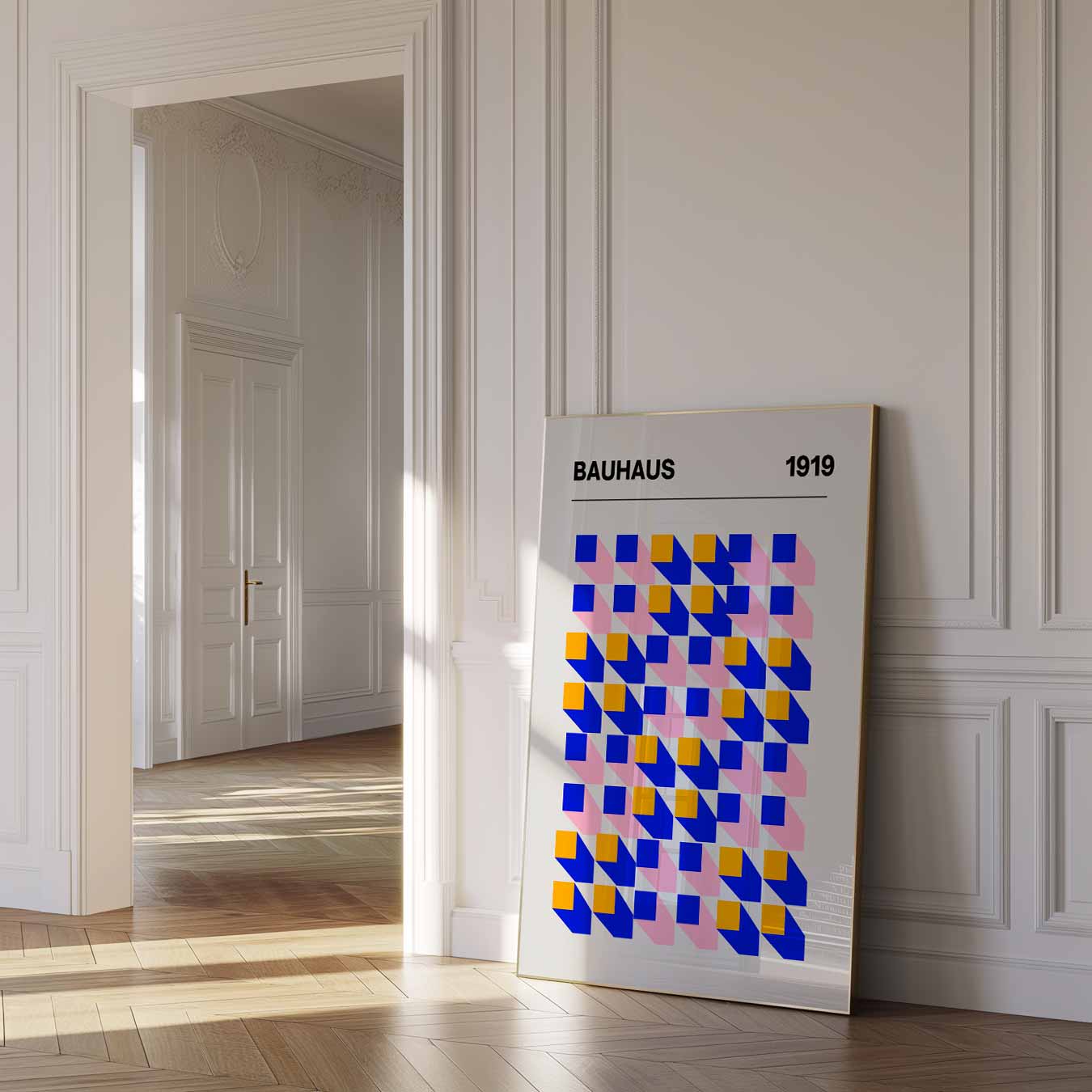 Bauhaus Retro Stijl Poster