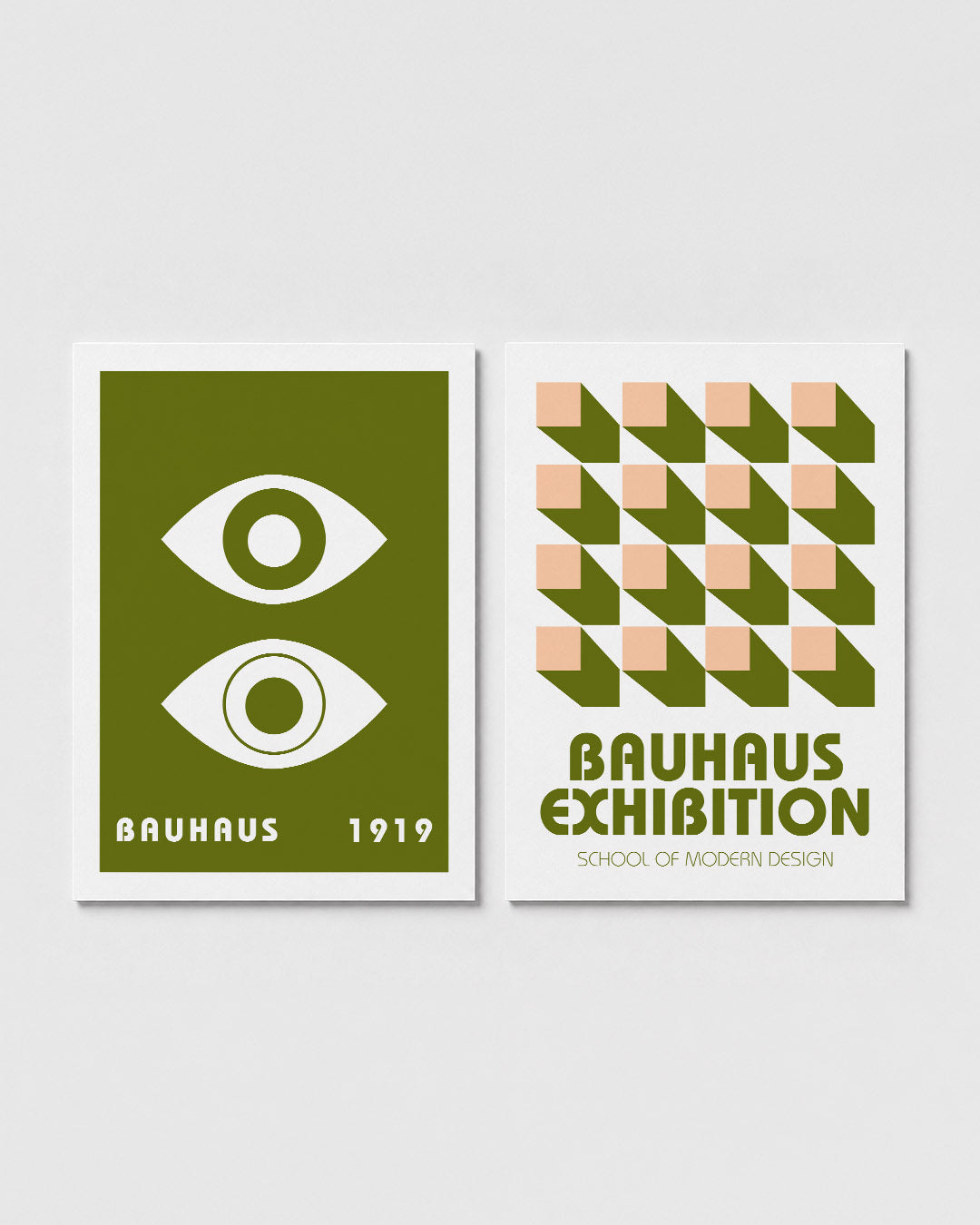 Oogvormen en kleur Posterset