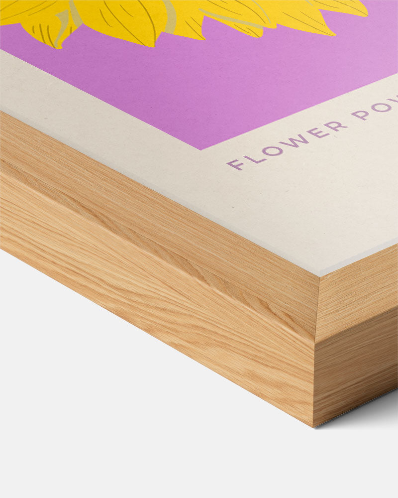 Zonovergoten Zonnebloemen Poster-WallArtistic