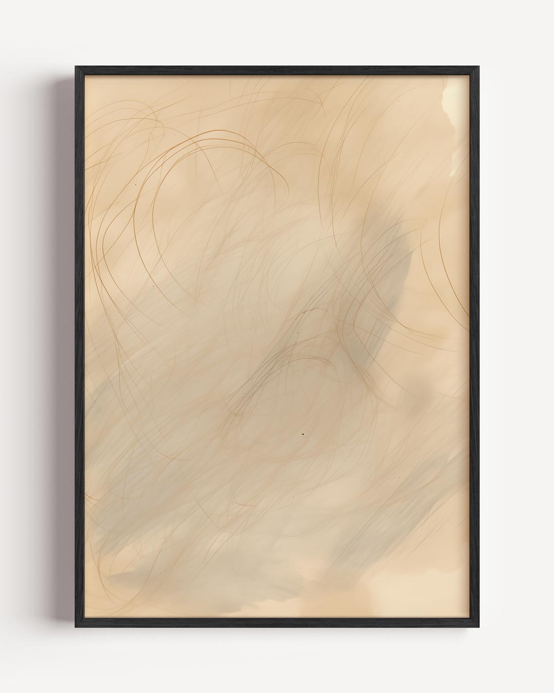 Rustieke Beige Kunstprint Poster-WallArtistic