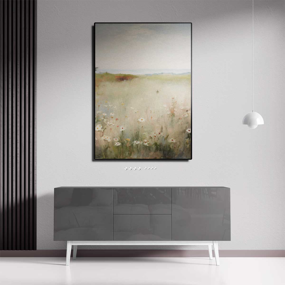 Zomerweelde in Bloei Kunstwerk-canvas-dibond-plexiglas-wanddecoratie-WallArtistic