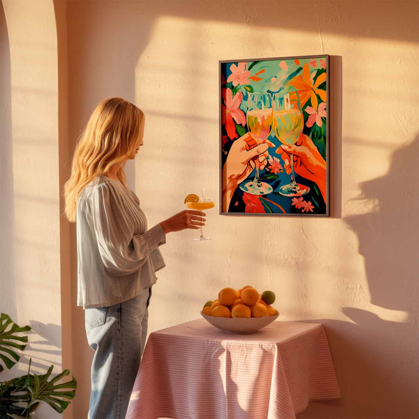 Vrolijke Toast Poster