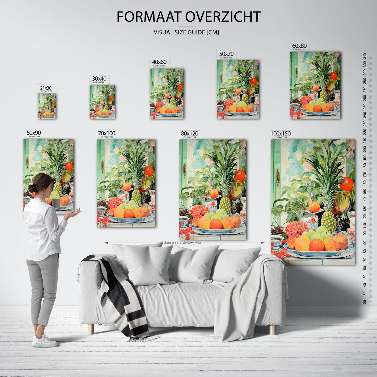 Fruit en planten Poster