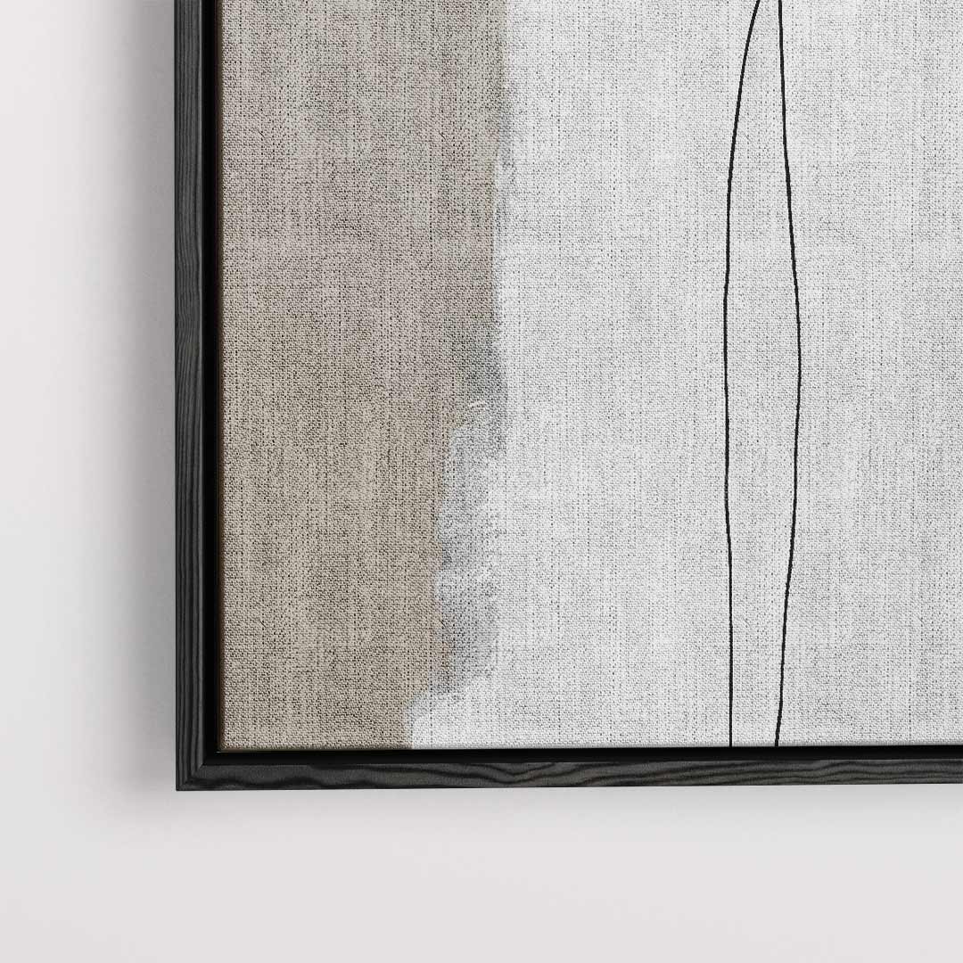 Minimalistische Abstracte Lijnkunst Kunstwerk-canvas-dibond-plexiglas-wanddecoratie-WallArtistic