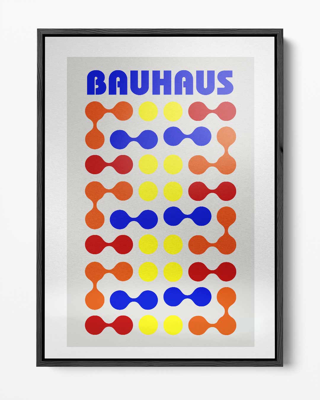 Speelse Bauhaus Vormen Kunstwerk-canvas-dibond-plexiglas-wanddecoratie-WallArtistic