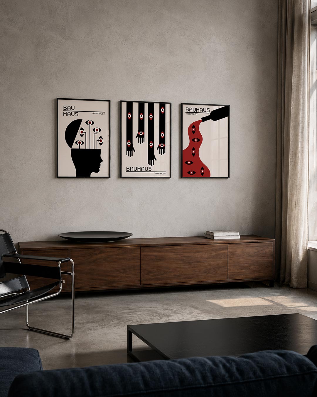 Ooglijnenspel Posterset
