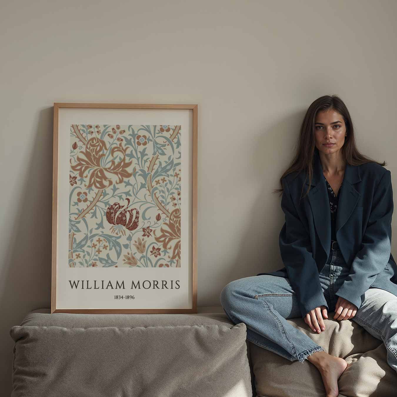 William Morris Bloemenpracht Poster-WallArtistic