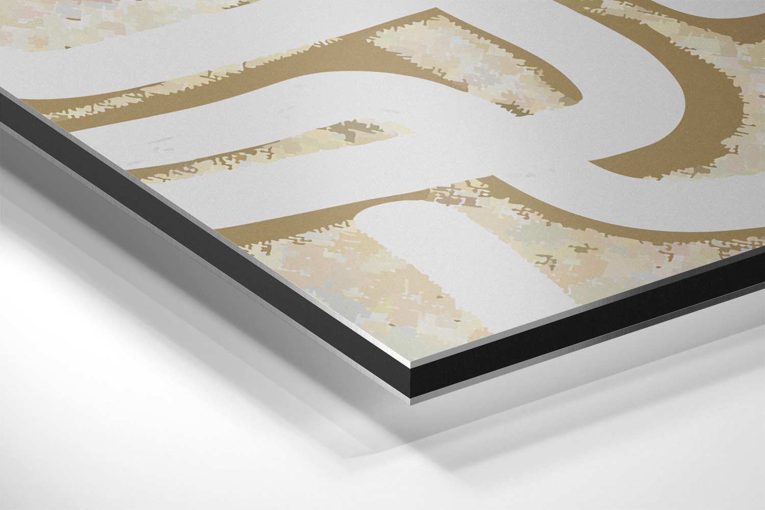 Doolhof van Lijnen Kunstwerk-canvas-dibond-plexiglas-wanddecoratie-WallArtistic