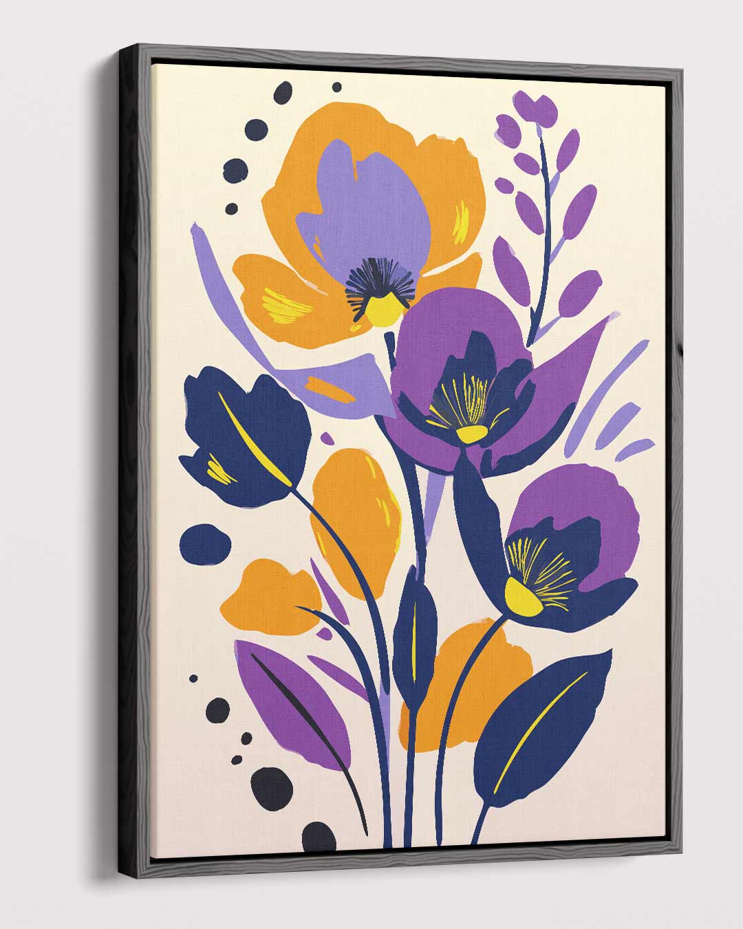 Levendige Bloemenpracht Kunstwerk-canvas-dibond-plexiglas-wanddecoratie-WallArtistic