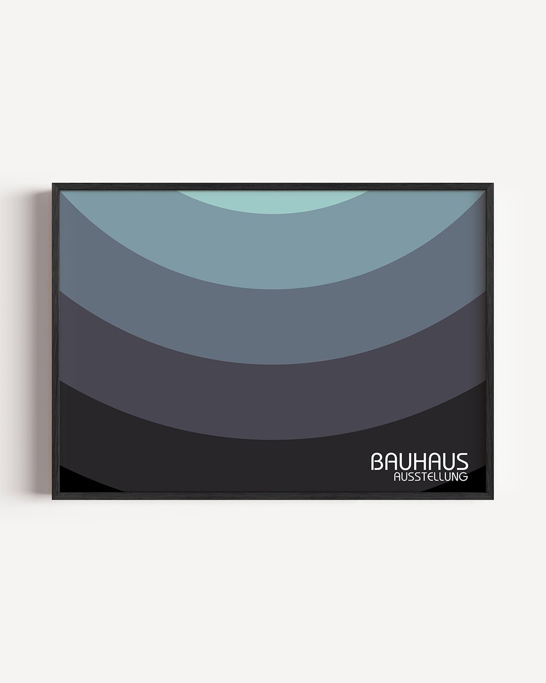 Gelaagde kleurbogen Poster