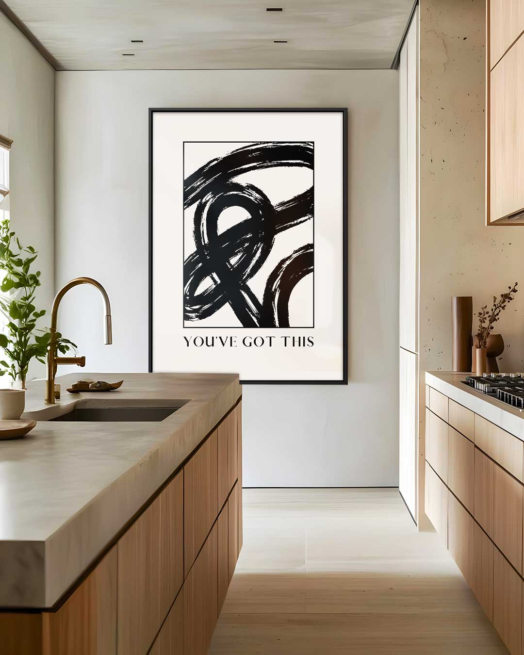 Motivatie Poster "You've Got This Kunstwerk-canvas-dibond-plexiglas-wanddecoratie-WallArtistic