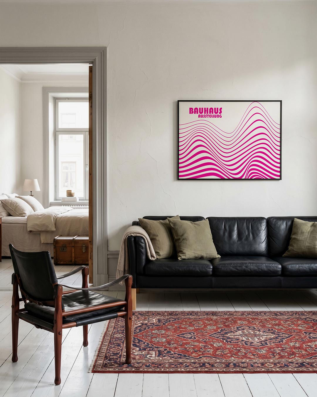 Golvend lijnenspel Poster