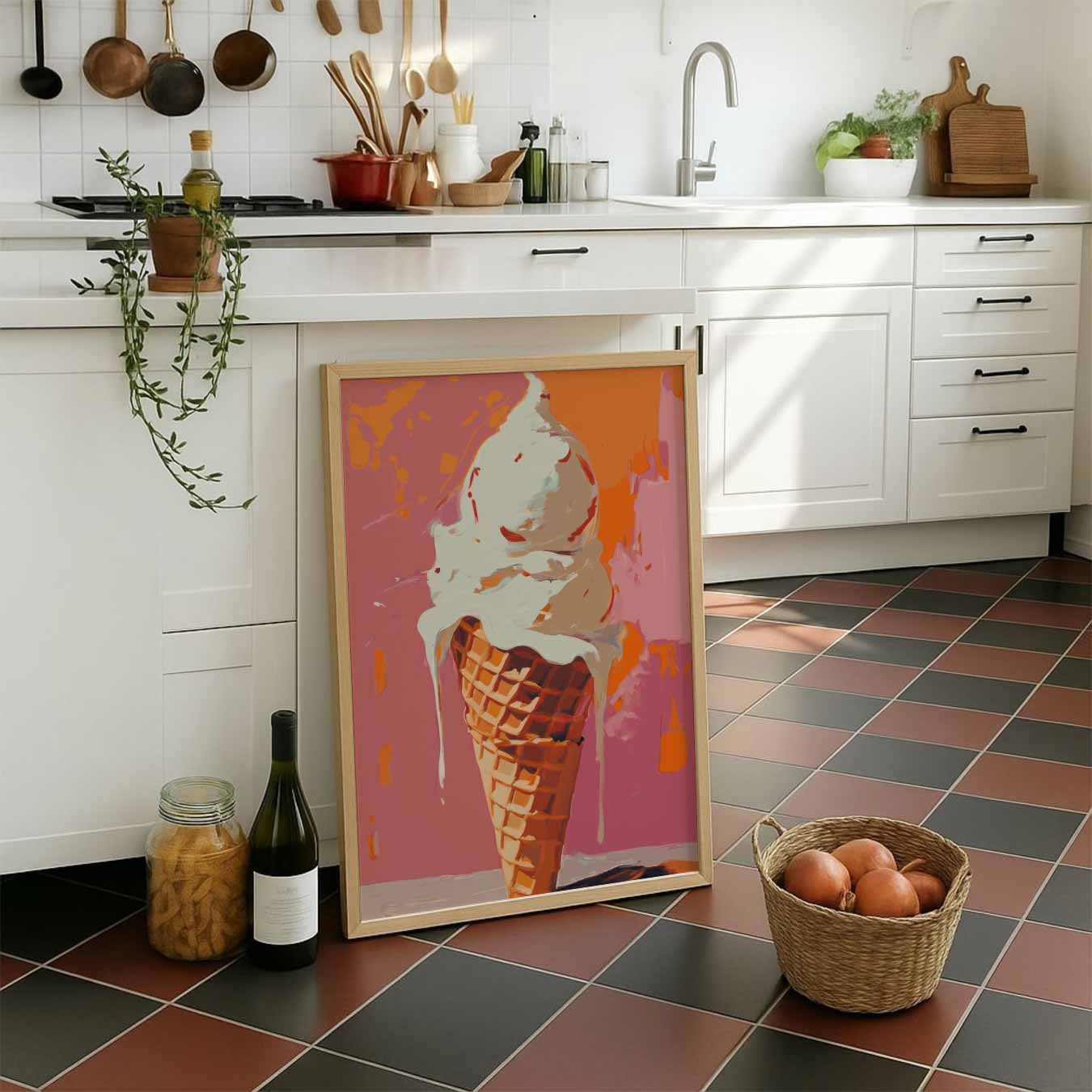 Ijsjesgeluk in de Zomer Poster