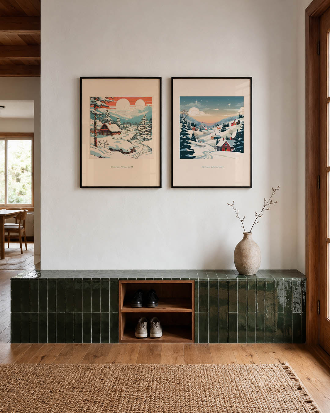 Winterlandschap Posterset