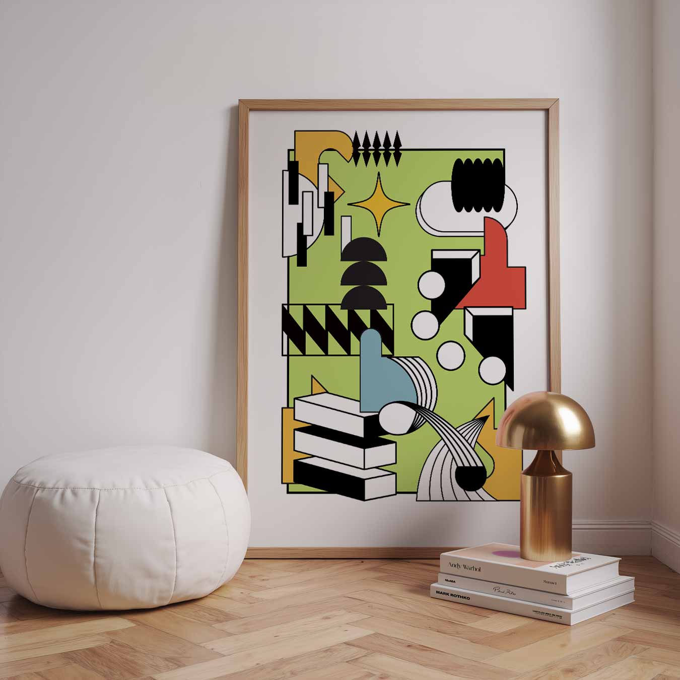 Abstracte Vormen Poster-WallArtistic