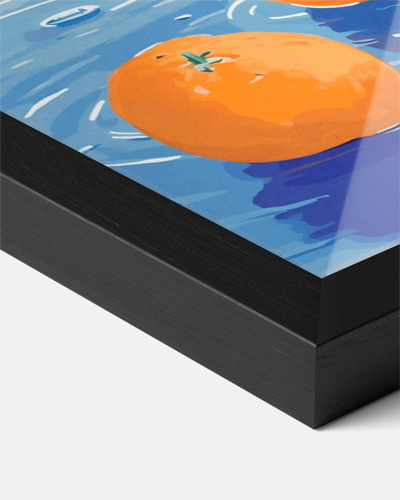 Zonnige Citrus Vibes Poster-WallArtistic