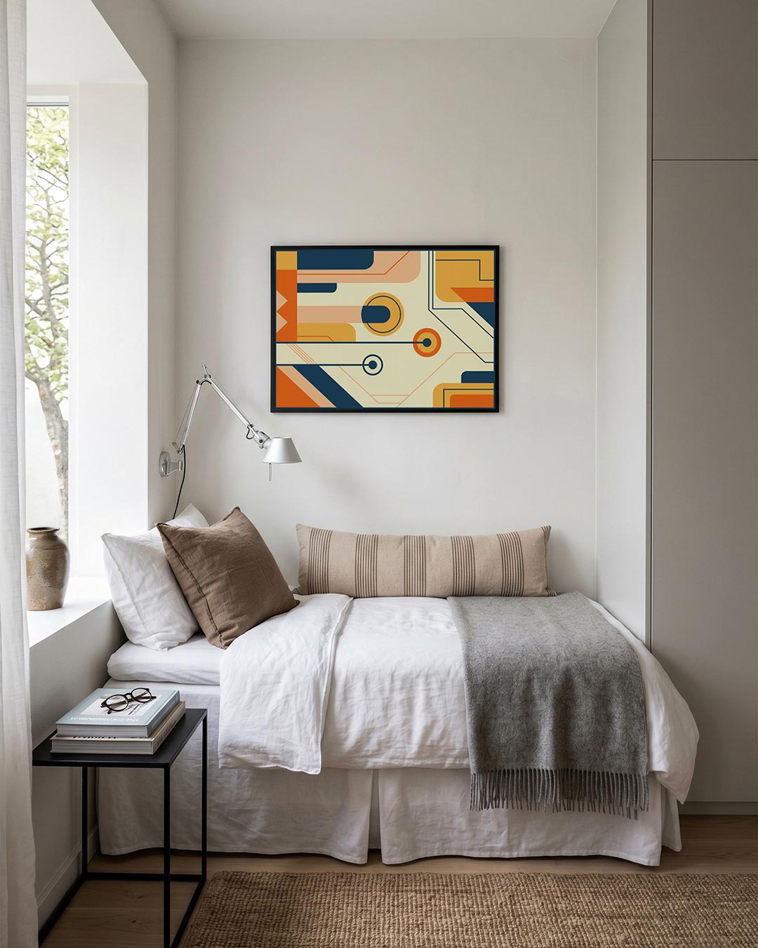 Lijnen en vlakken Poster