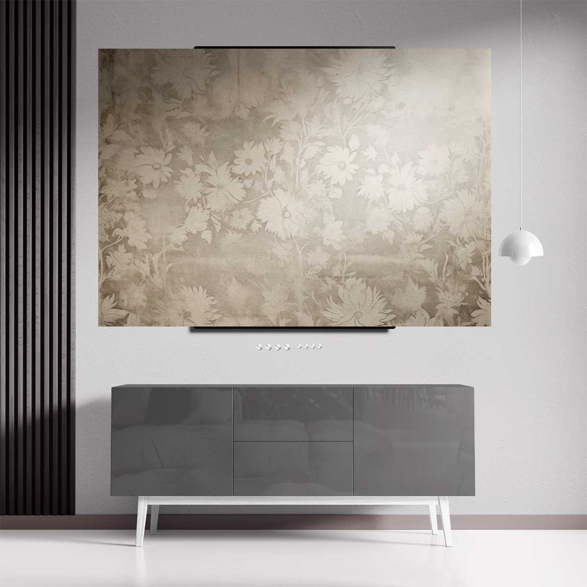 Vintage Bloemen Weelde Kunstwerk-canvas-dibond-plexiglas-wanddecoratie-WallArtistic