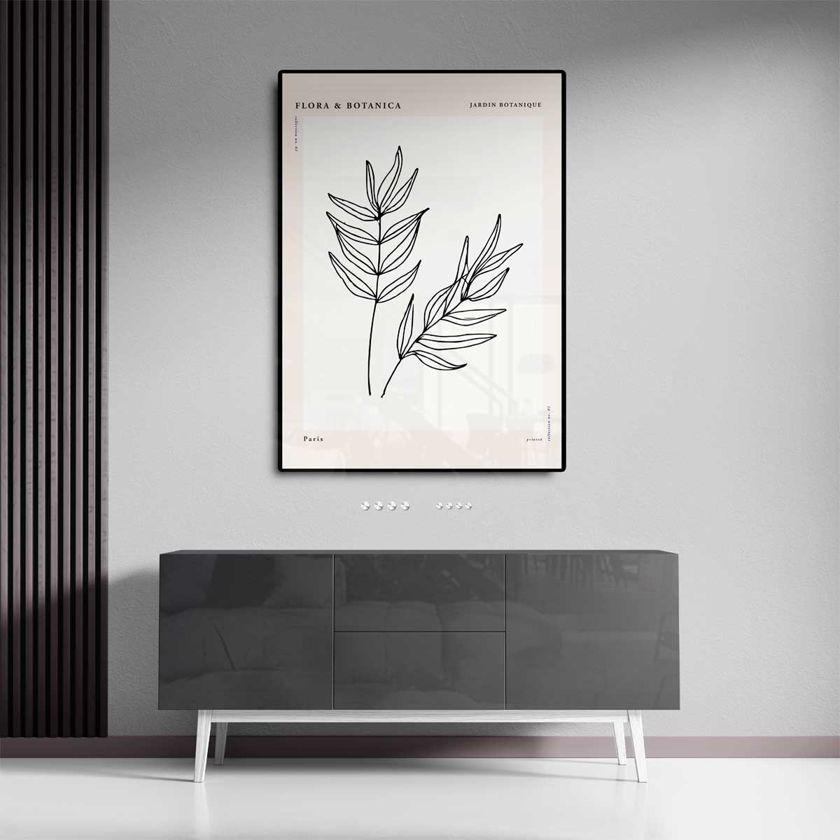 Botanische Lijntekening Poster