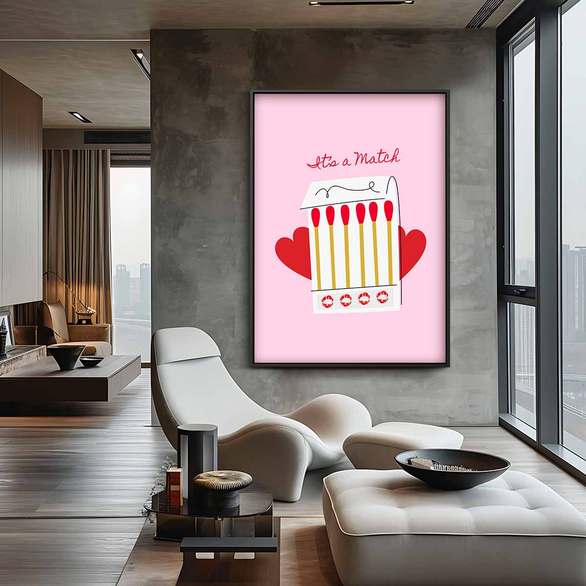 Liefdevolle Lucifers Kunstwerk-canvas-dibond-plexiglas-wanddecoratie-WallArtistic