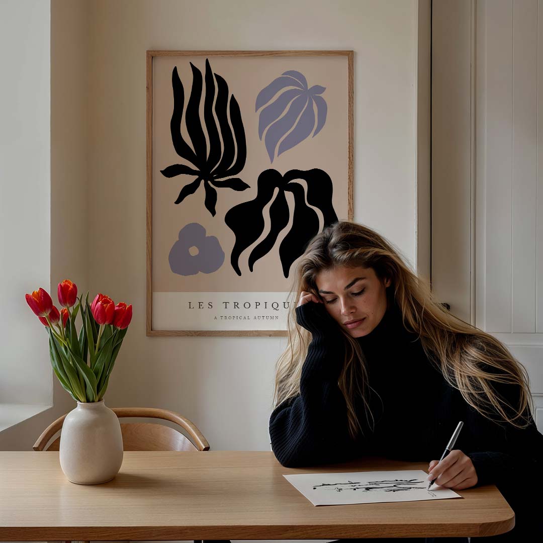 Les Tropiques Botanische Poster-WallArtistic
