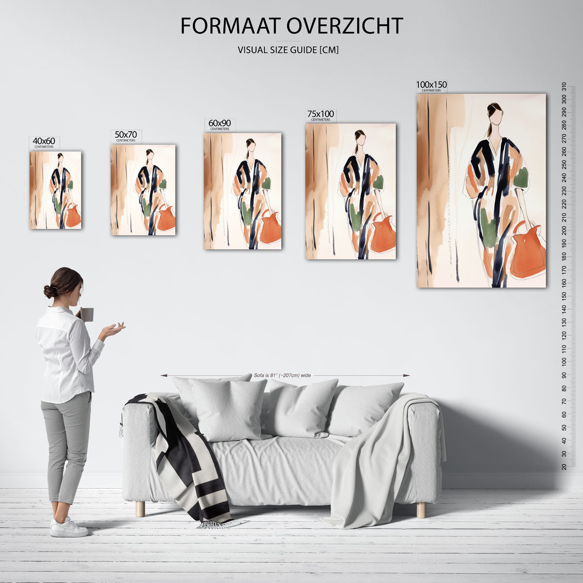 Mode illustratie Kunstwerk