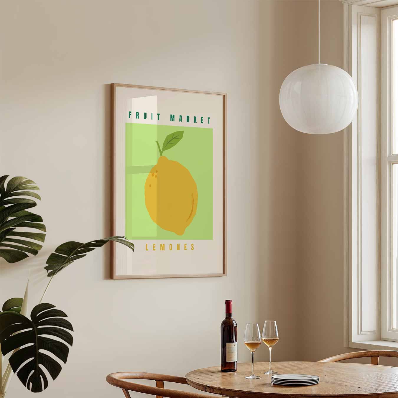Zomerse Citroen Poster