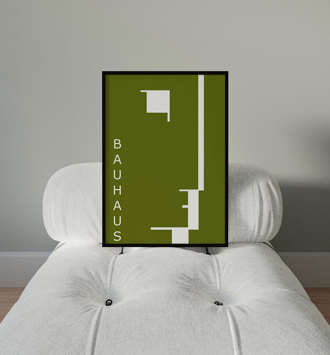 Vorm en lijnenspel Poster