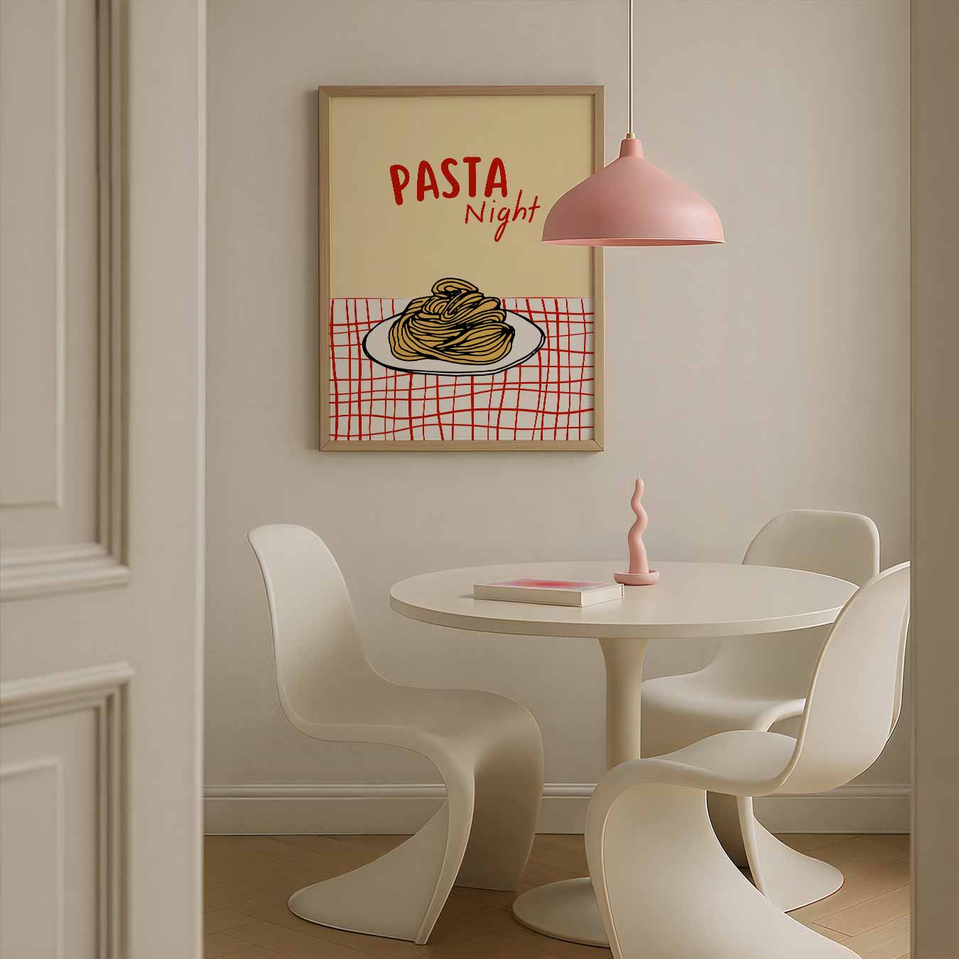 Pasta Night Poster-WallArtistic