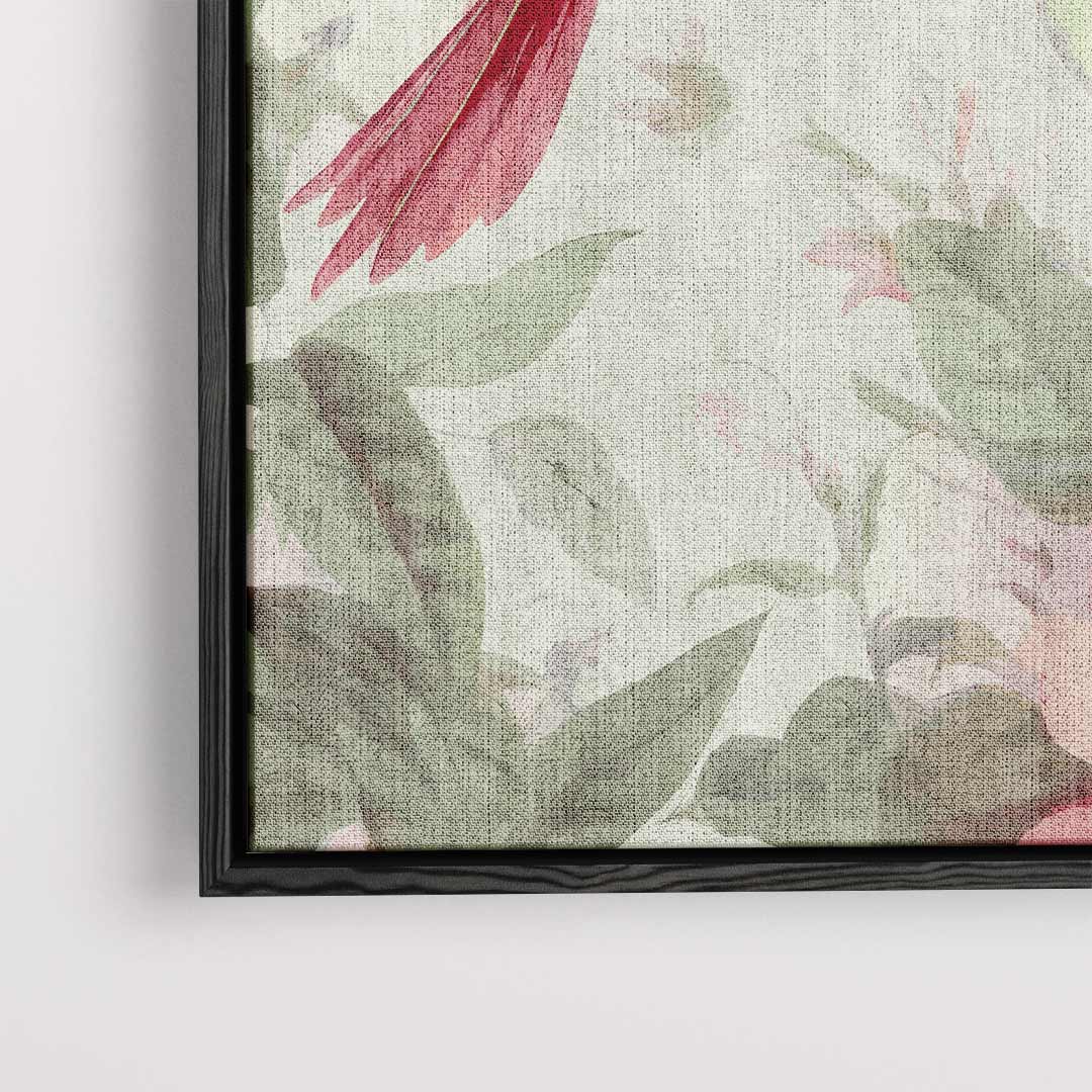 Tropisch Kolibrie Paradijs Kunstwerk-canvas-dibond-plexiglas-wanddecoratie-WallArtistic
