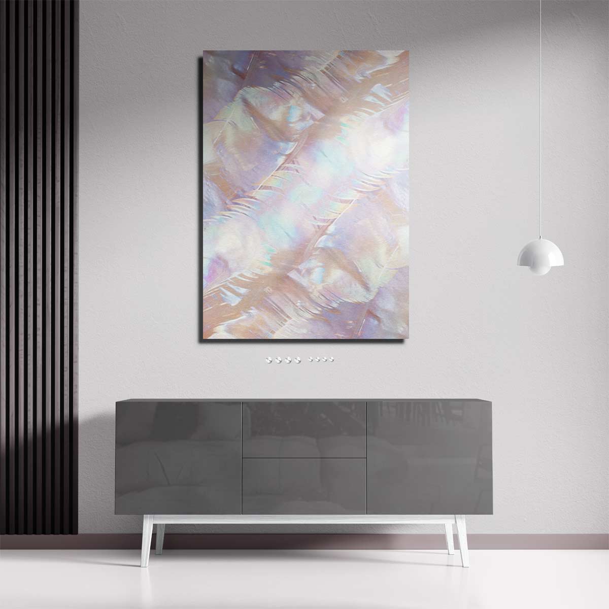 Dromerige Pastelverlichting Kunstwerk-canvas-dibond-plexiglas-wanddecoratie-WallArtistic