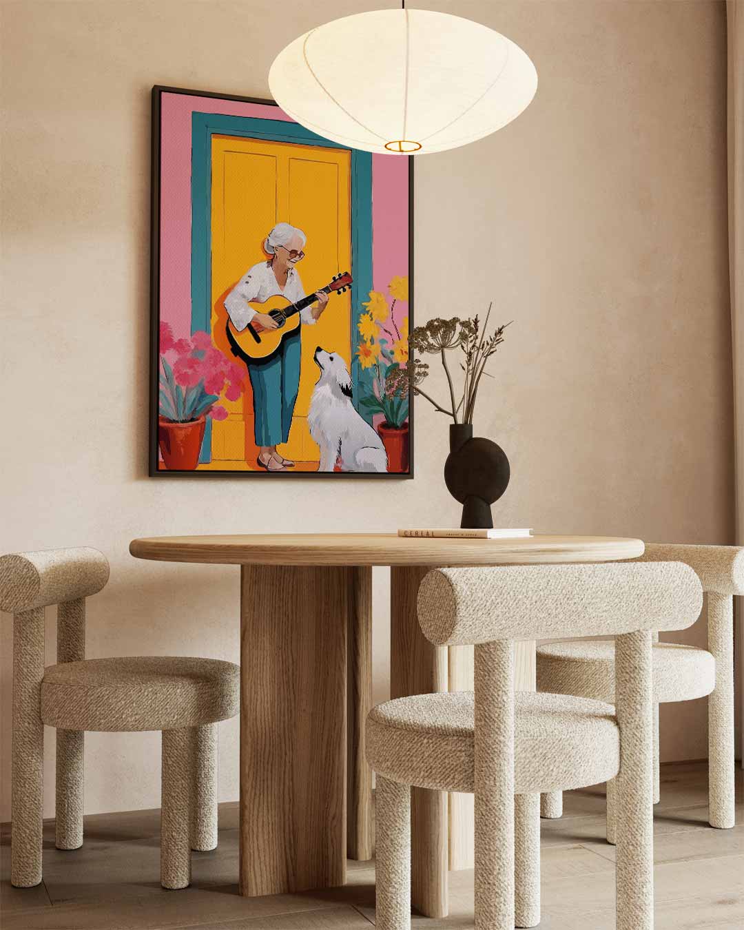 Vrolijke Melodie Kunstwerk-canvas-dibond-plexiglas-wanddecoratie-WallArtistic