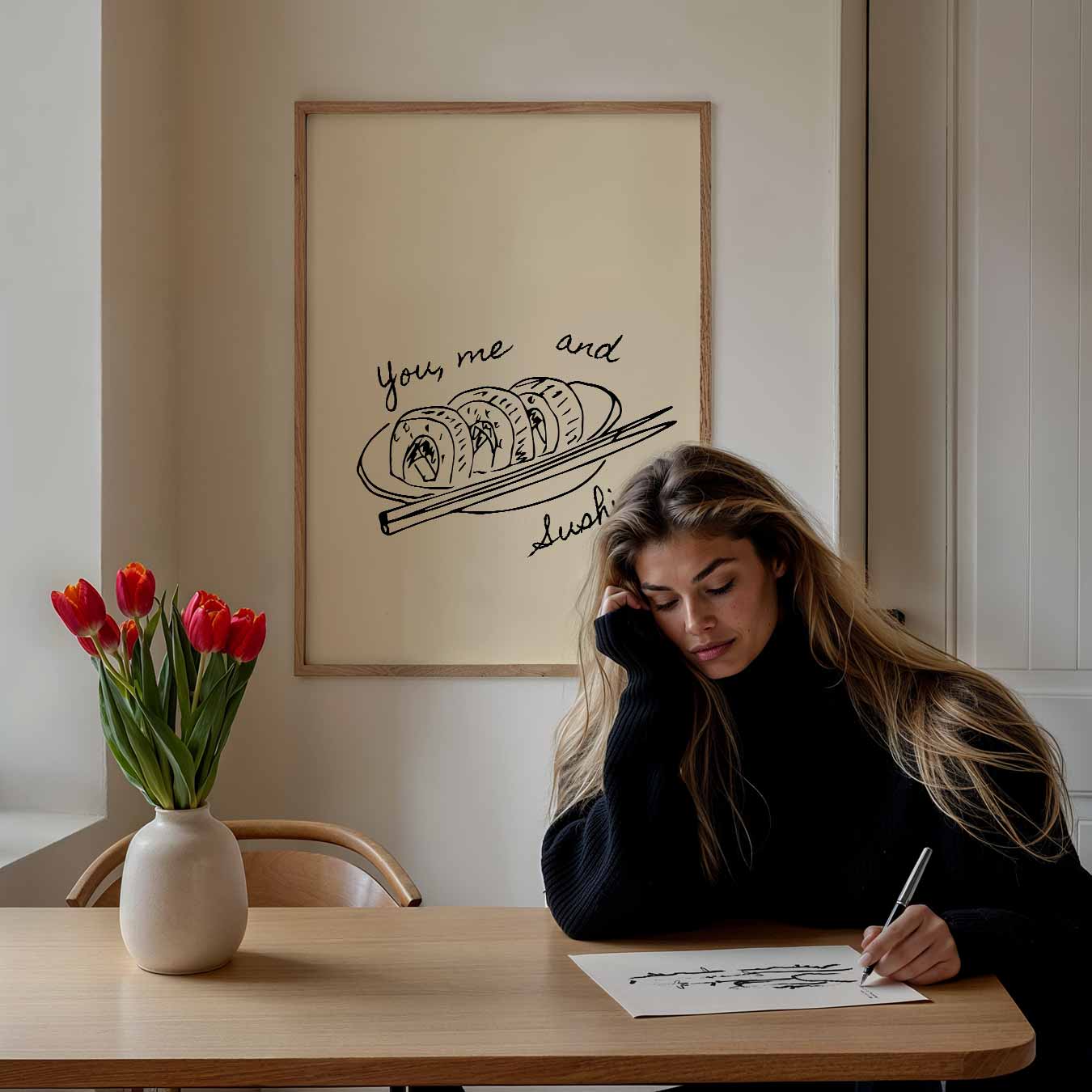 Sushi Date Poster-WallArtistic