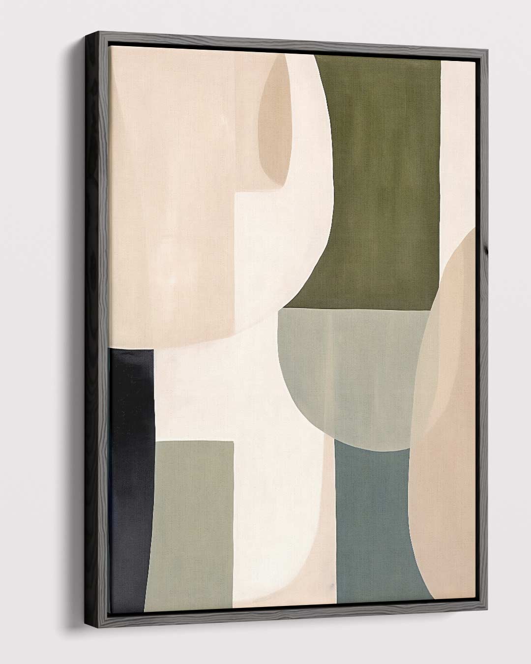 Abstracte Harmonie in Aardetinten Kunstwerk-canvas-dibond-plexiglas-wanddecoratie-WallArtistic