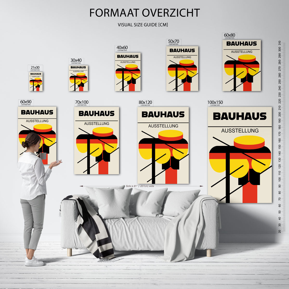 Vormen en lijnen Poster