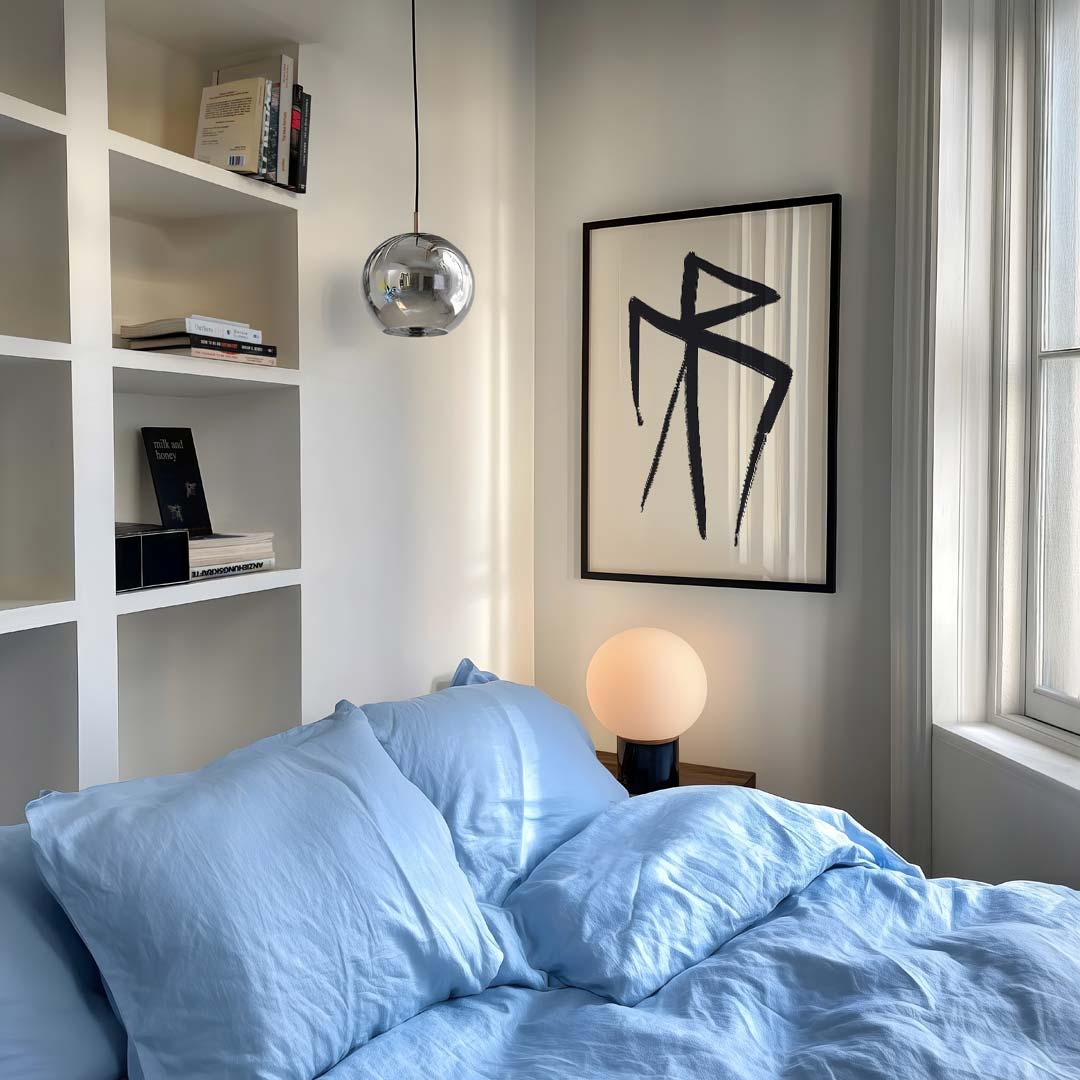 Minimalistische Abstracte Kalligrafie Poster-WallArtistic