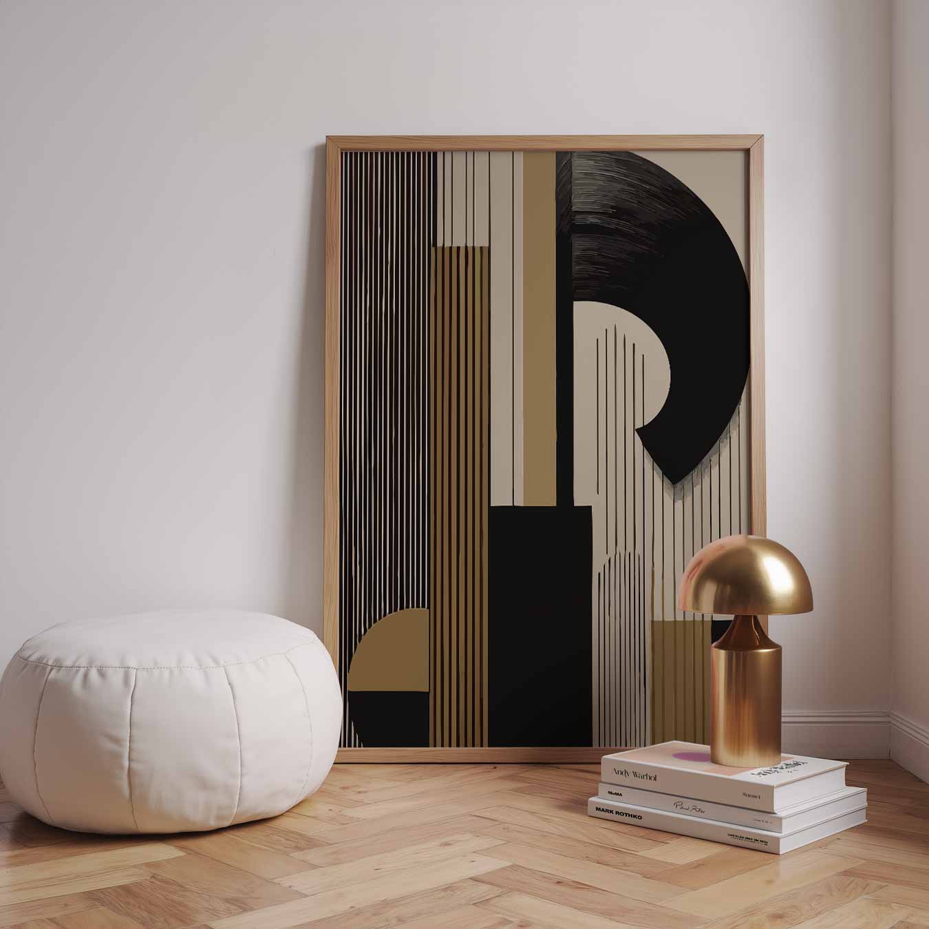 Moderne Geometrische Wandkunst Poster