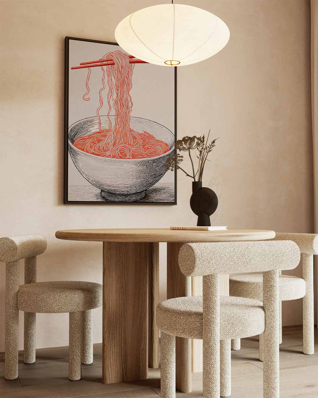 Noedels in Beweging Kunstwerk-canvas-dibond-plexiglas-wanddecoratie-WallArtistic