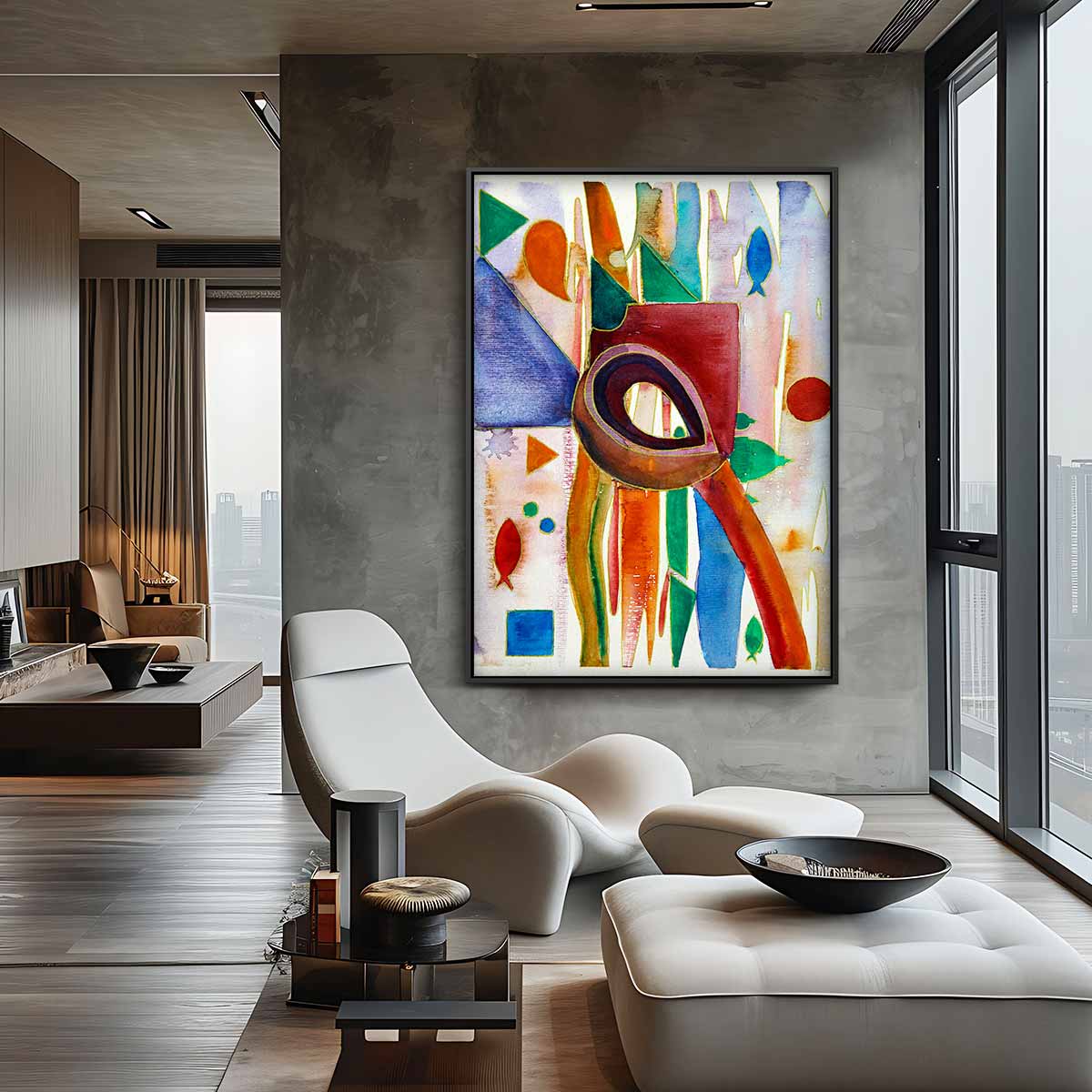 Kleurrijk Avontuur Kunstwerk-canvas-dibond-plexiglas-wanddecoratie-WallArtistic