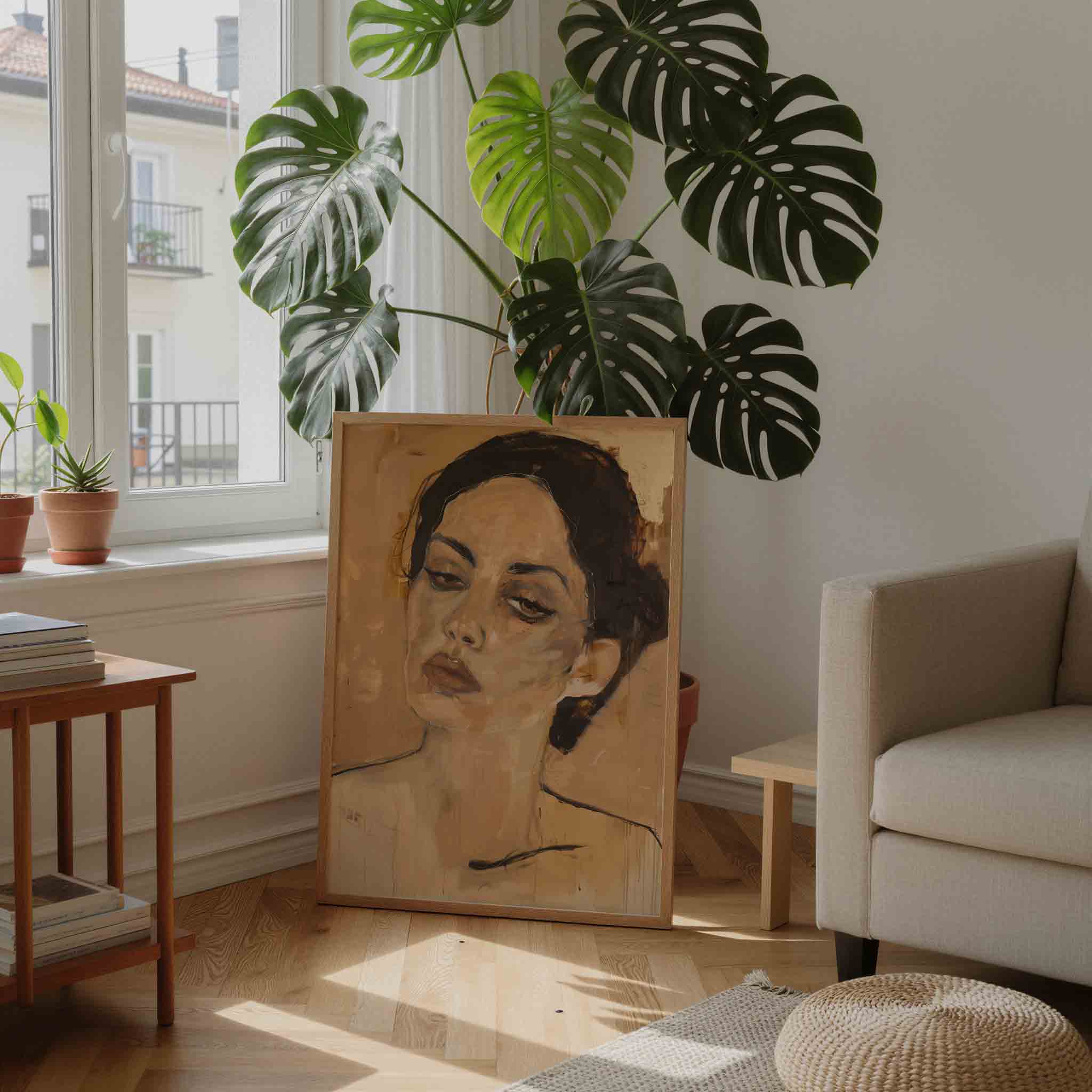 Vrouwelijk portret Poster