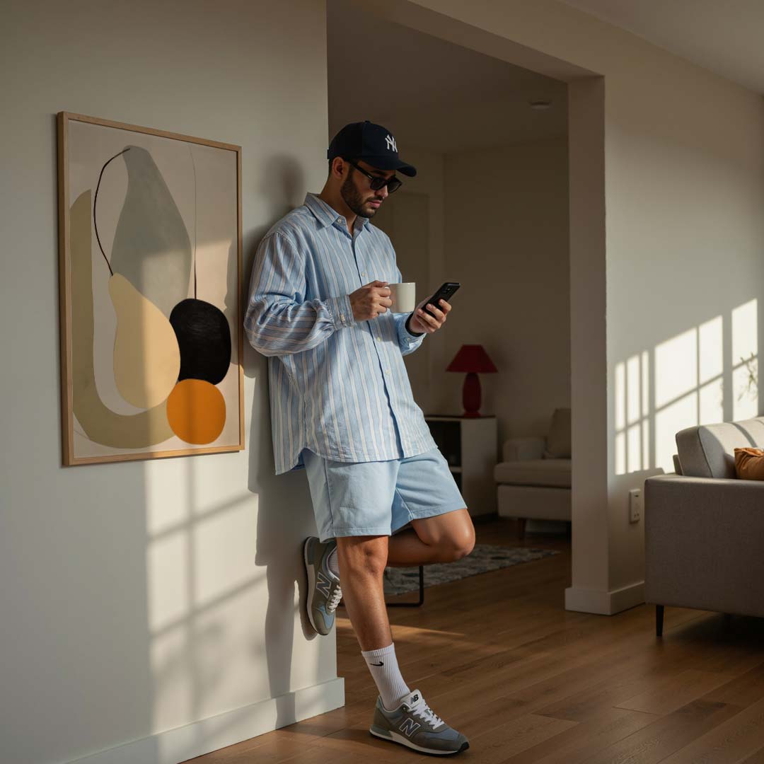 Abstracte Vormen Wanddecoratie Poster-WallArtistic