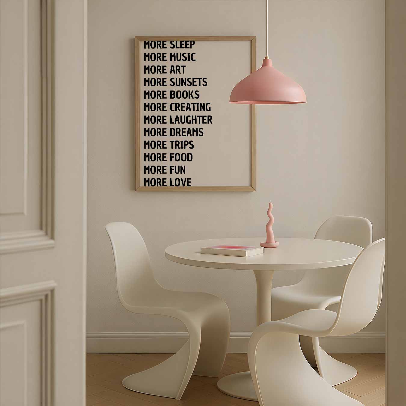 Inspirerende Leefmeer Poster-WallArtistic