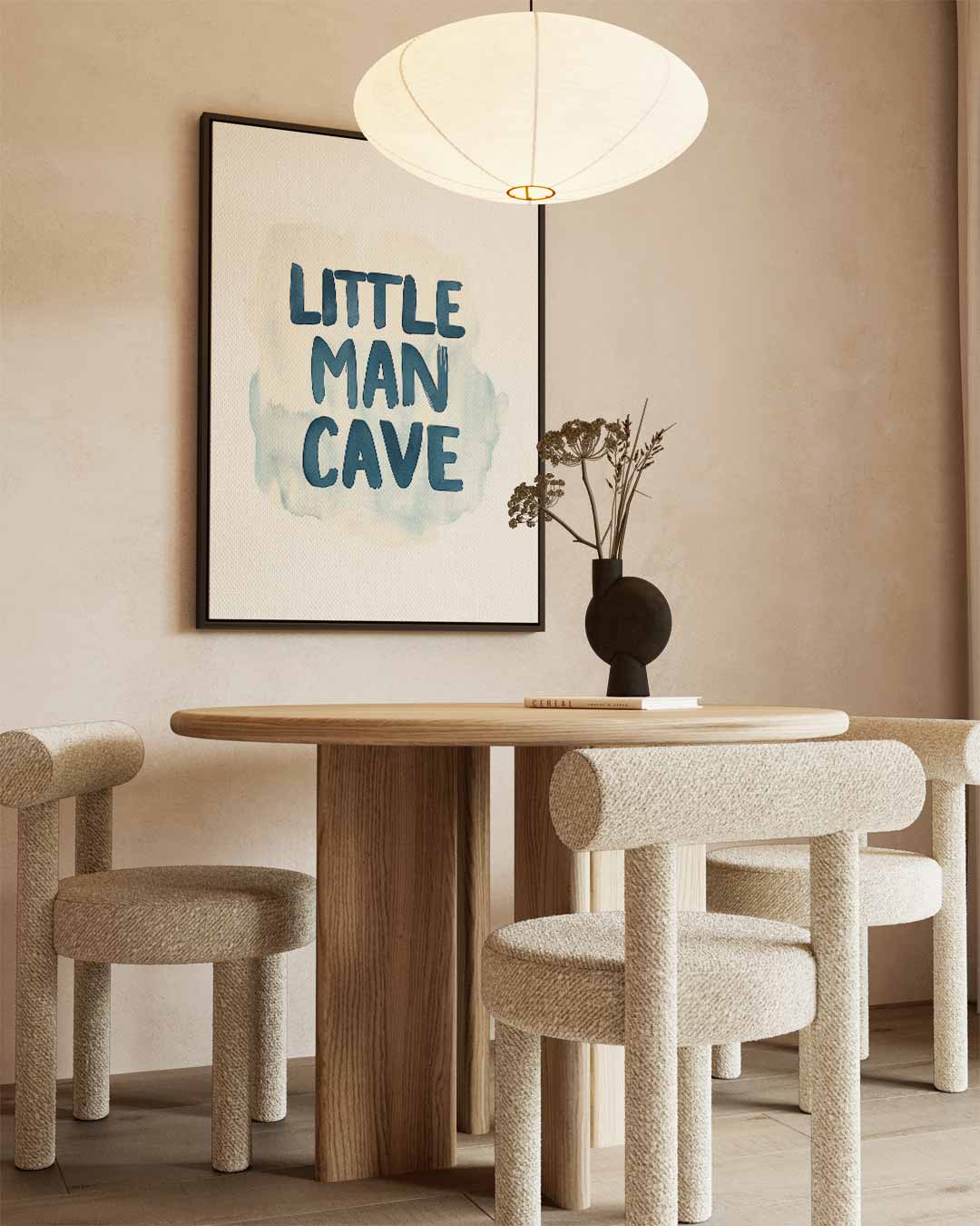 Little Man Cave Poster Kunstwerk-canvas-dibond-plexiglas-wanddecoratie-WallArtistic