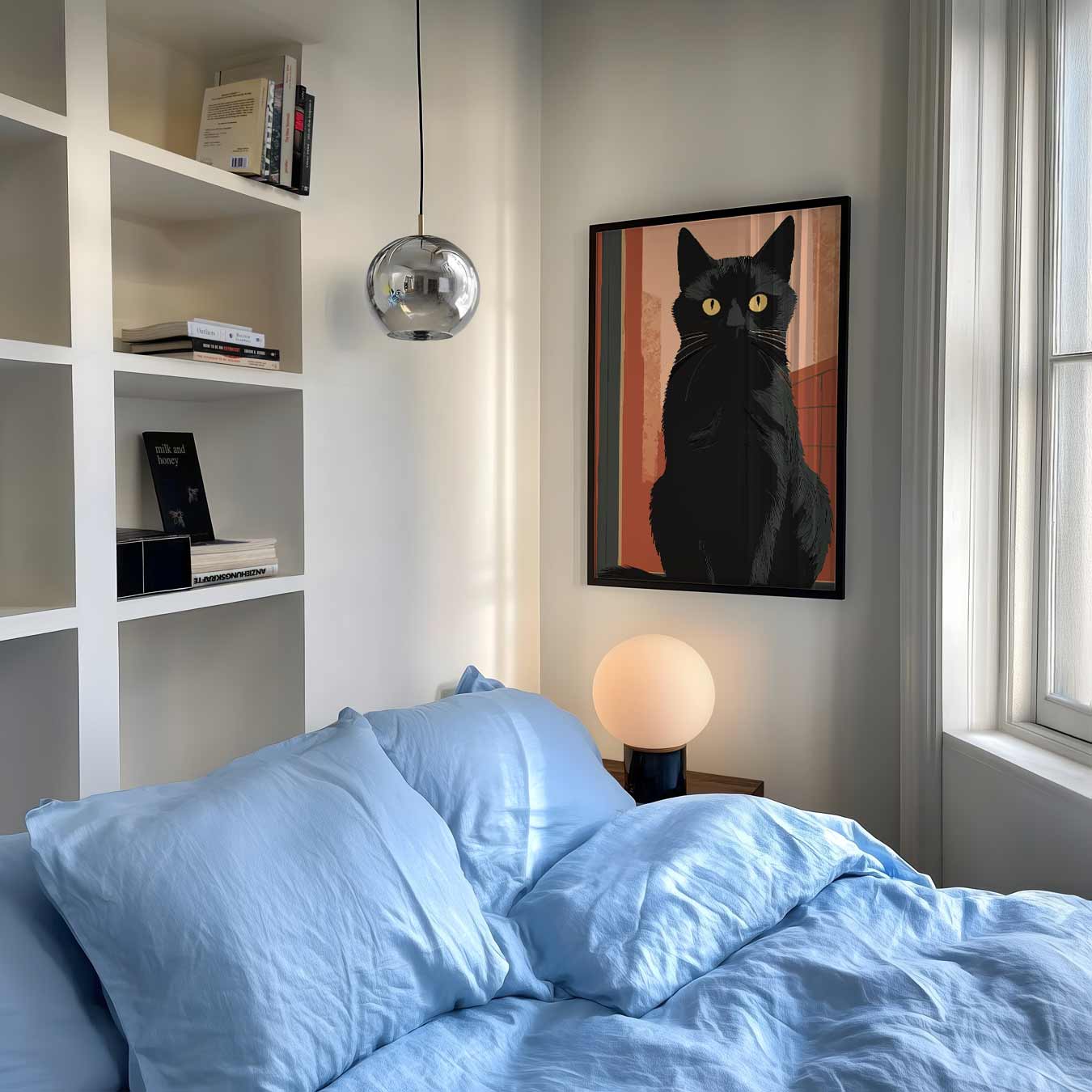 Mystieke Kattenposter-WallArtistic