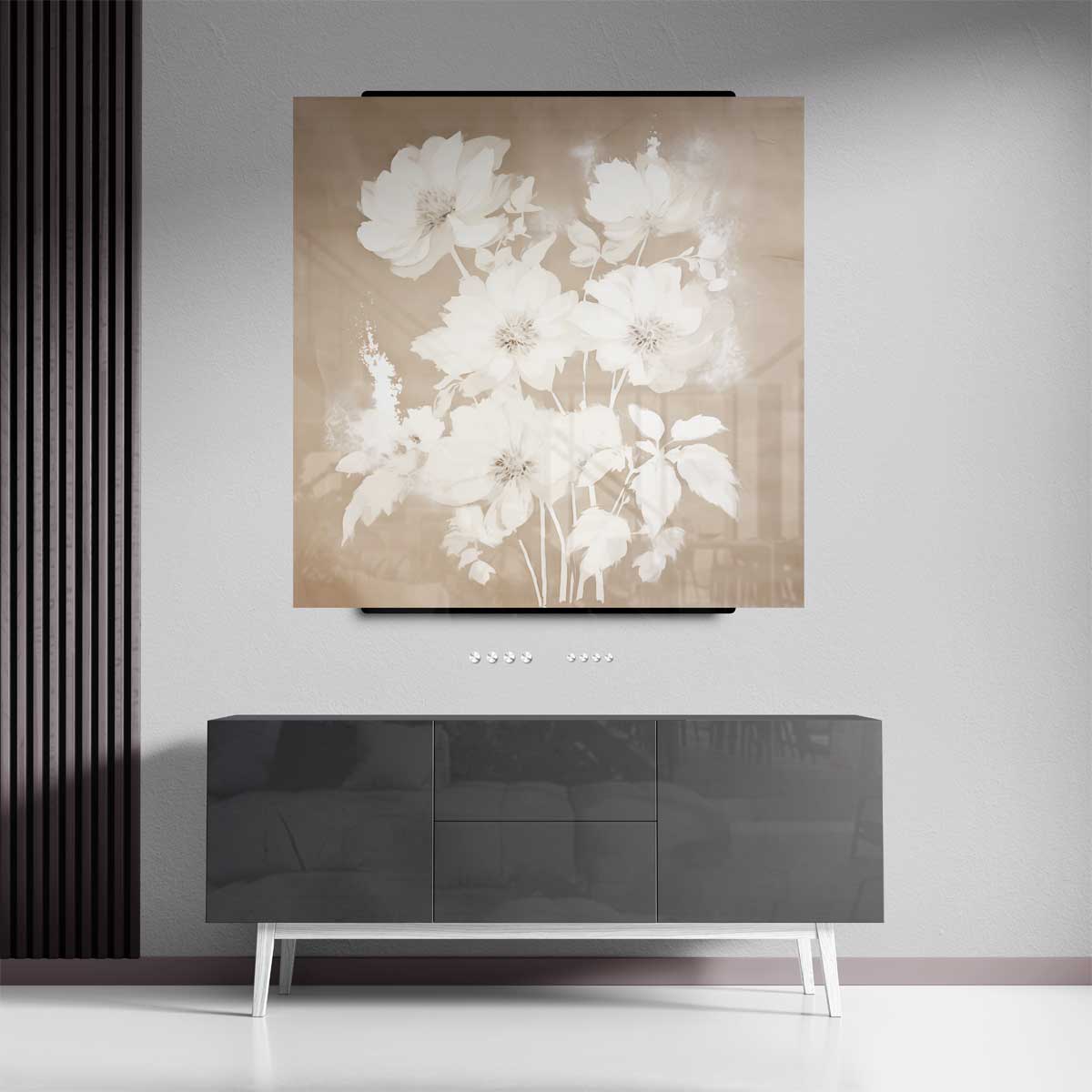 Zacht Bloemenveld Kunstwerk-canvas-dibond-plexiglas-wanddecoratie-WallArtistic