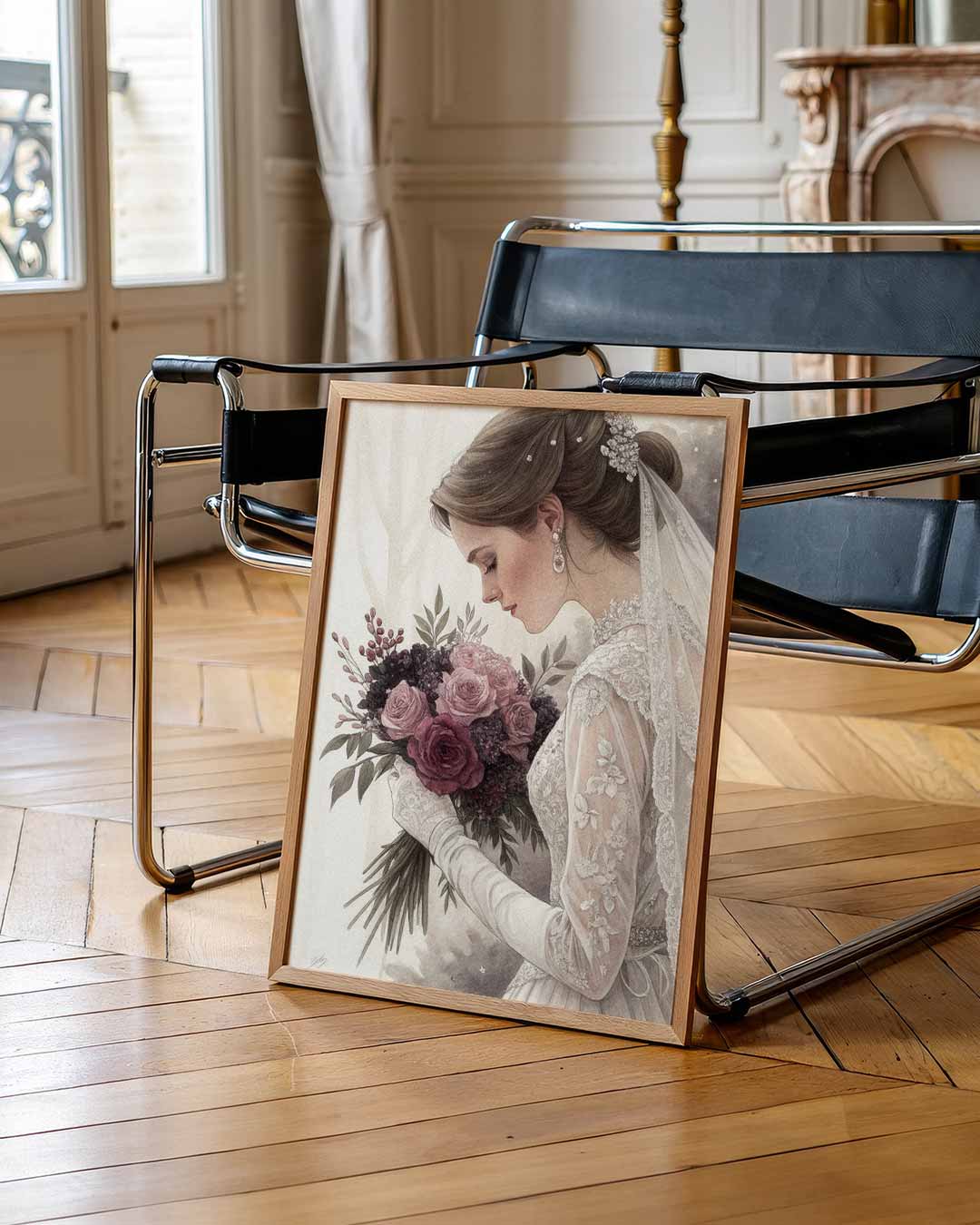 Elegante Romantische Bruidsposter
