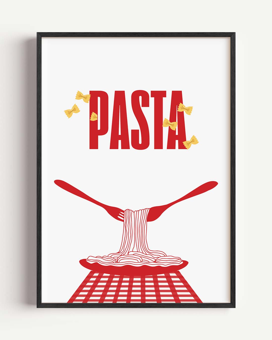 Pasta Liefde Poster-WallArtistic