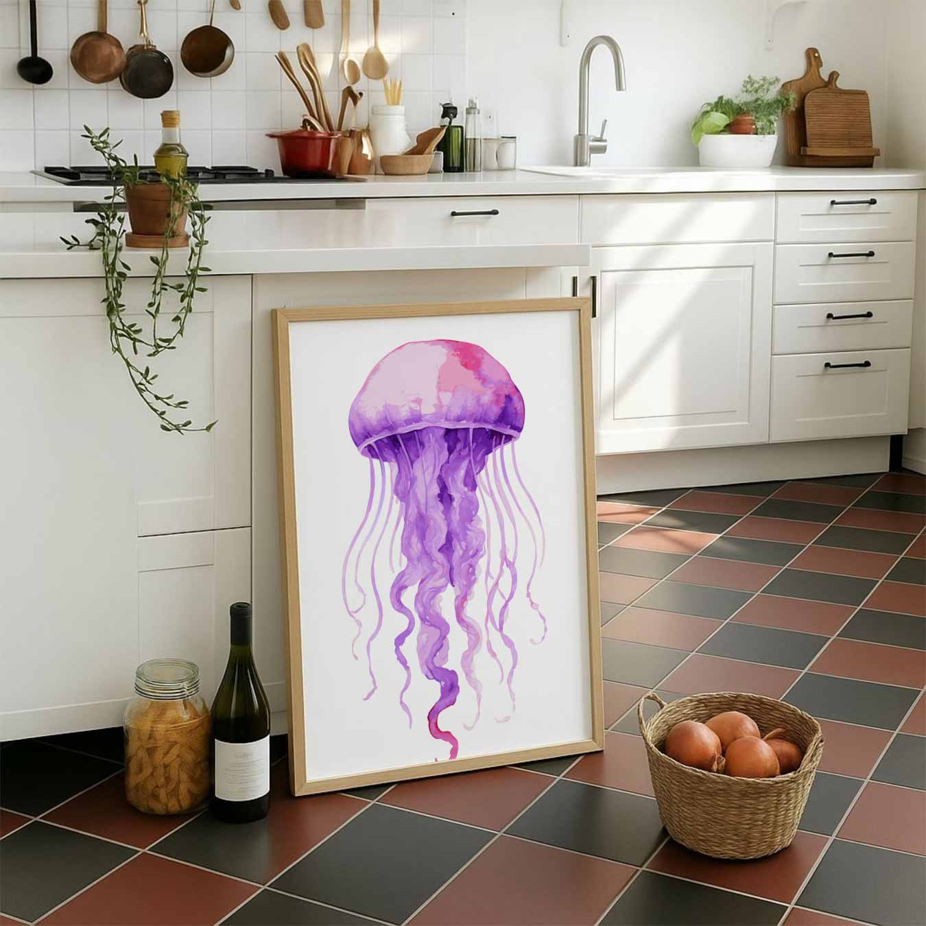 Dromerige Kwal Schilderij Poster